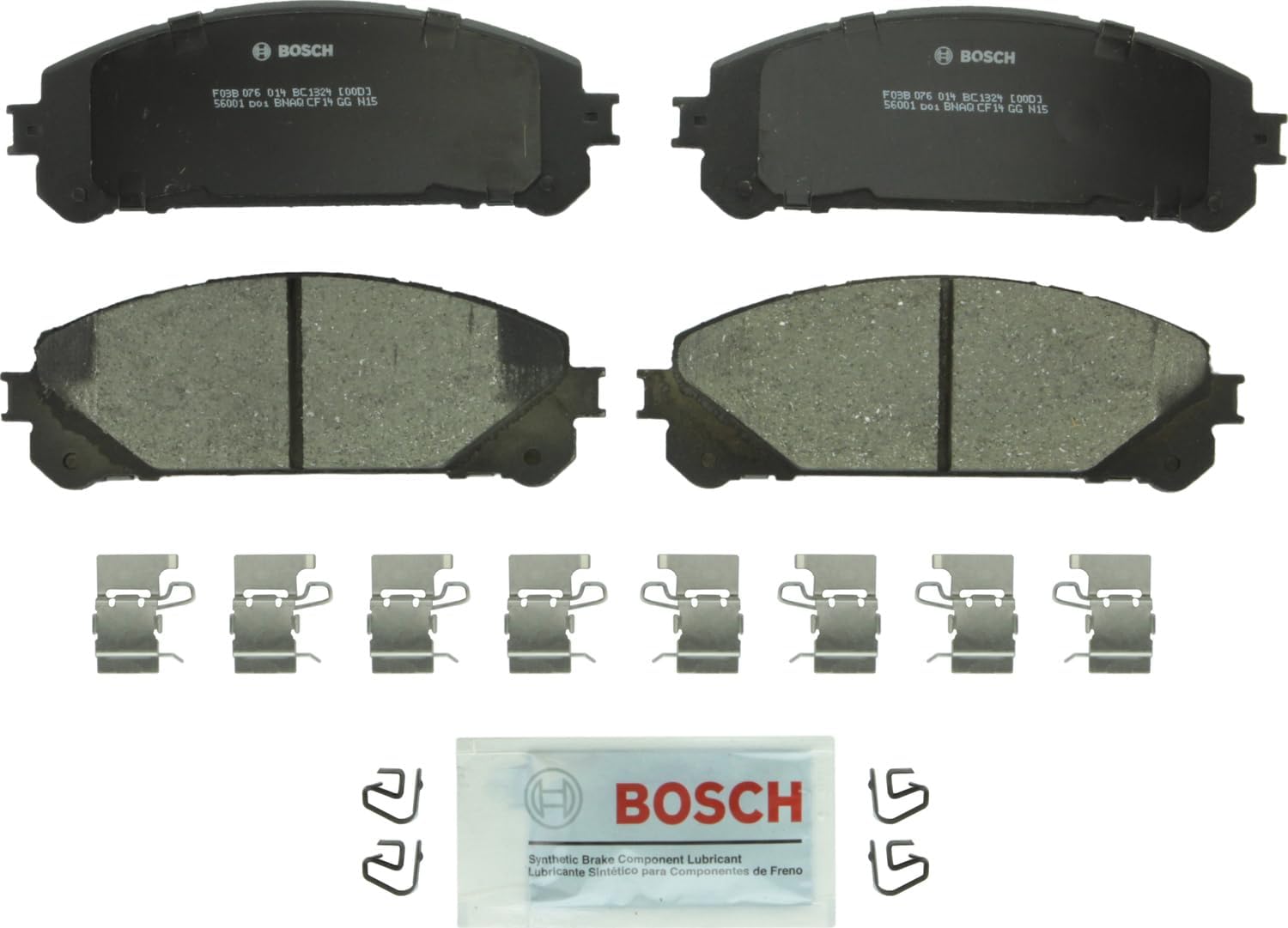 2011-2017 Toyota Sienna Highlander Front Ceramic Brake Pads - Bosch