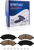 2006-2018 Ram 1500 Dakota Durango Aspen Front Ceramic Brake Pads + Hardware - Detroit Axle DS Platform