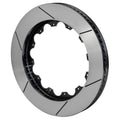 Wilwood GT 2-Piece Rotor 160-8403-GTB Left Hand Black - 72 Curved Vane
