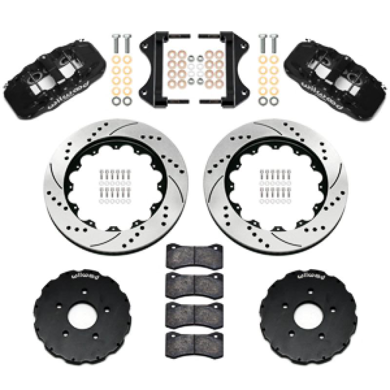 Wilwood AERO6 Front Big Brake Kit 14.00 Inch SRP Rotors Black - 2014-2019 Chevrolet Corvette C7