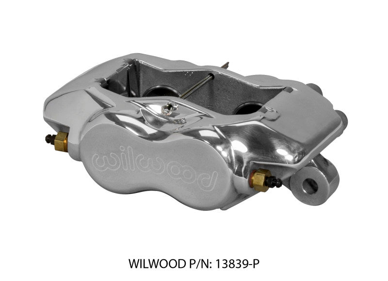 Wilwood 120-13839-P Forged Dynalite Caliper 1.38in Pistons .81in Rotor Width - Polished