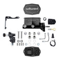 Wilwood Compact Tandem Master Cylinder Kit 261-17796-BK - 15/16in Bore, Black, Mopar