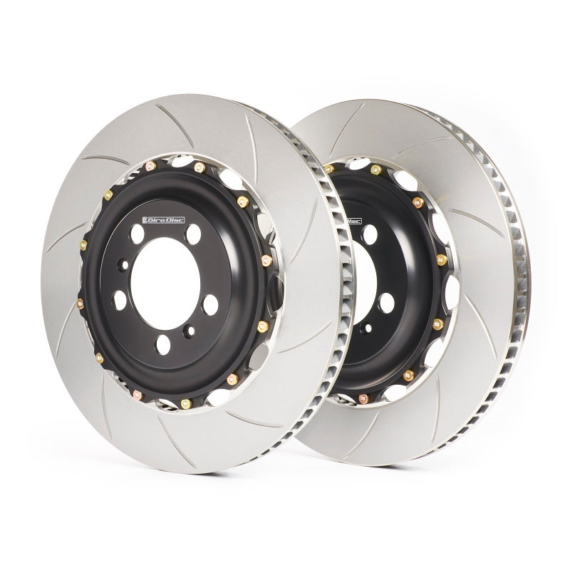 GiroDisc A2-067 Slotted Rear Brake Rotors - 2015+ Ford Mustang (S550)