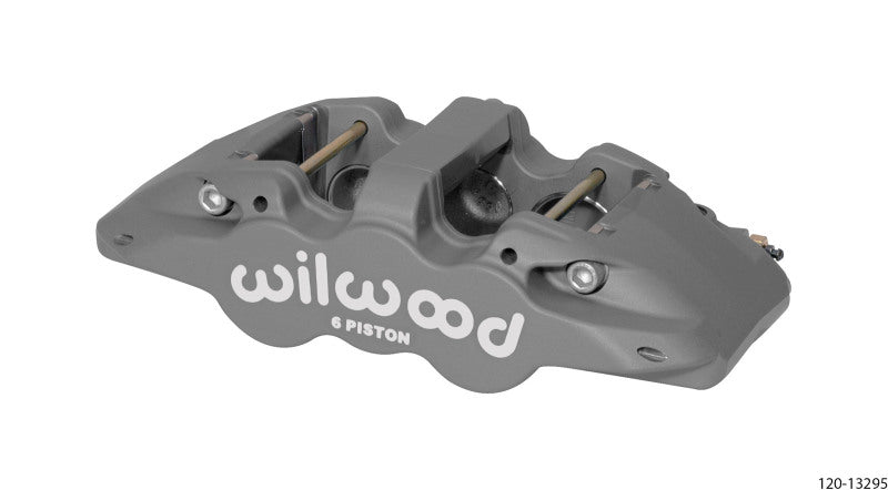Wilwood Aero6 Forged 6-Piston Caliper 120-13295 - Right-Hand, Black Anodized, 1.75/1.38/1.38 Pistons, 0.80in Pad