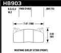 Hawk HB903D.604 ER-1 Racing Front Brake Pads - 2020 Ford Mustang Shelby GT350 5.2L