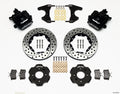 Wilwood Combination Parking Brake Rear Kit 11.00 in Drilled Rotor - Honda Civic / Acura Integra Drum Conversion 2.46 in Hub Offset