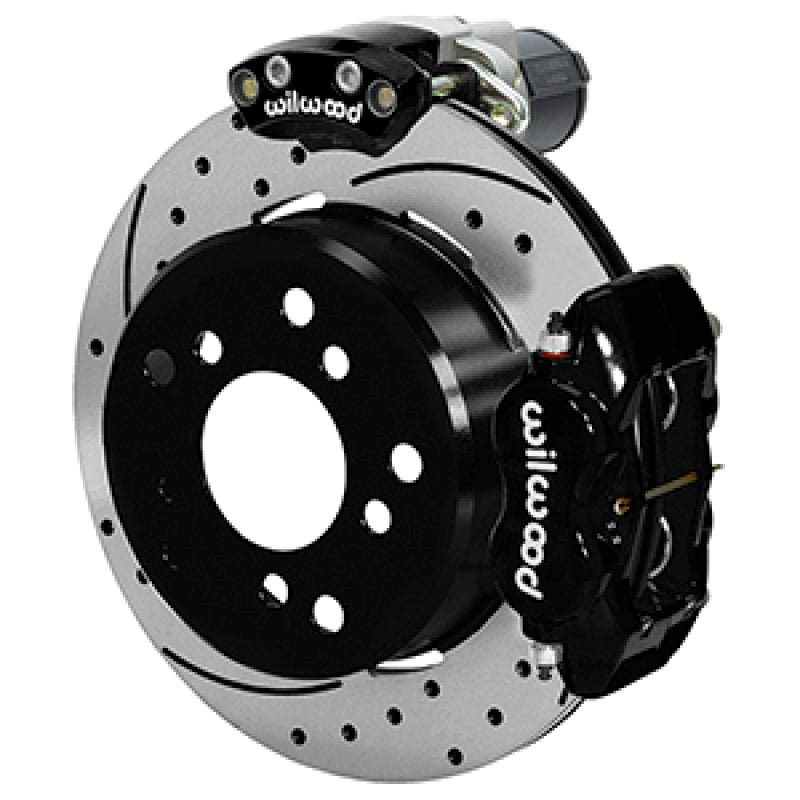 Wilwood 140-16146-D Small Ford Rear Brake Kit with Electronic Parking Brake - FDLI Caliper, 2.36in Offset, 12.19in Rotor