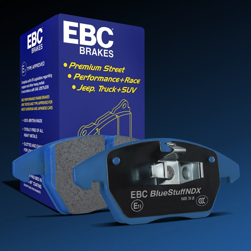 EBC Bluestuff NDX Front Brake Pad Set DP51517NDX - 2006-2013 Audi A3 2.0T with Girling Rear Caliper