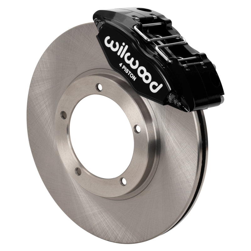 Wilwood Powerlite Front Brake Kit Plain Face Rotor Black - 1969-1974 Porsche 911