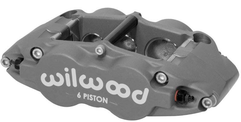 Wilwood Forged Superlite 6R Left Hand Brake Caliper 120-13236 - 1.62/1.12/1.12 in Pistons, 1.25 in Rotor