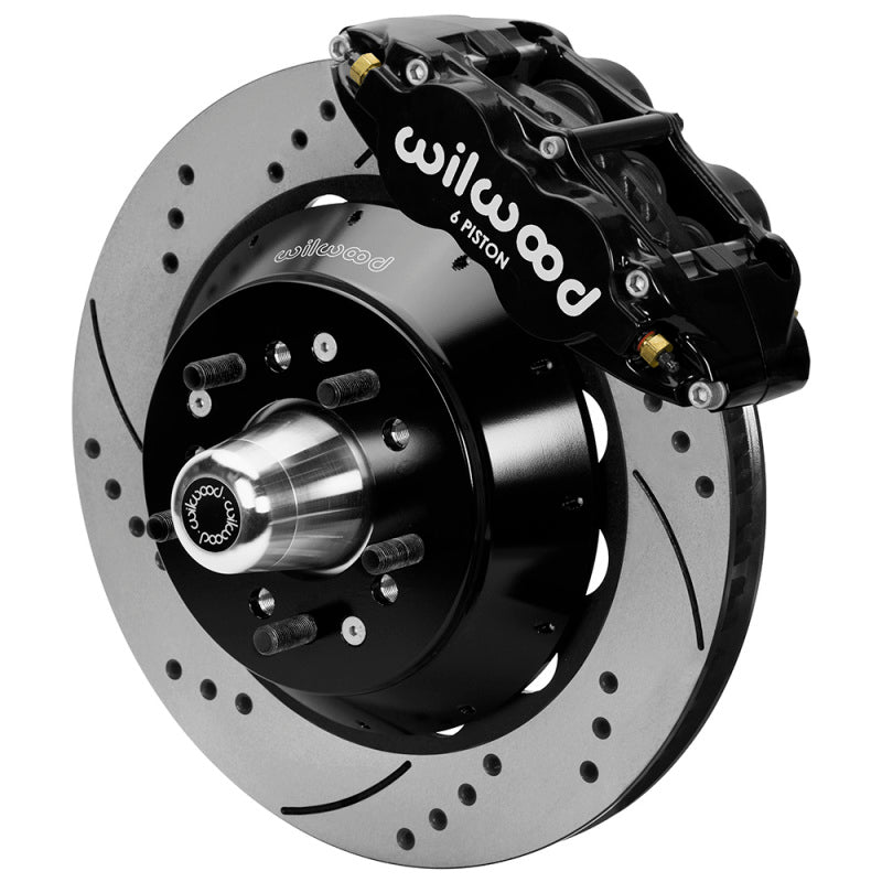 Wilwood 140-16496-D Forged Narrow Superlite 6R Radial Mount Front Big Brake Kit 14.00in SRP Rotors - 1970-1973 Ford Mustang