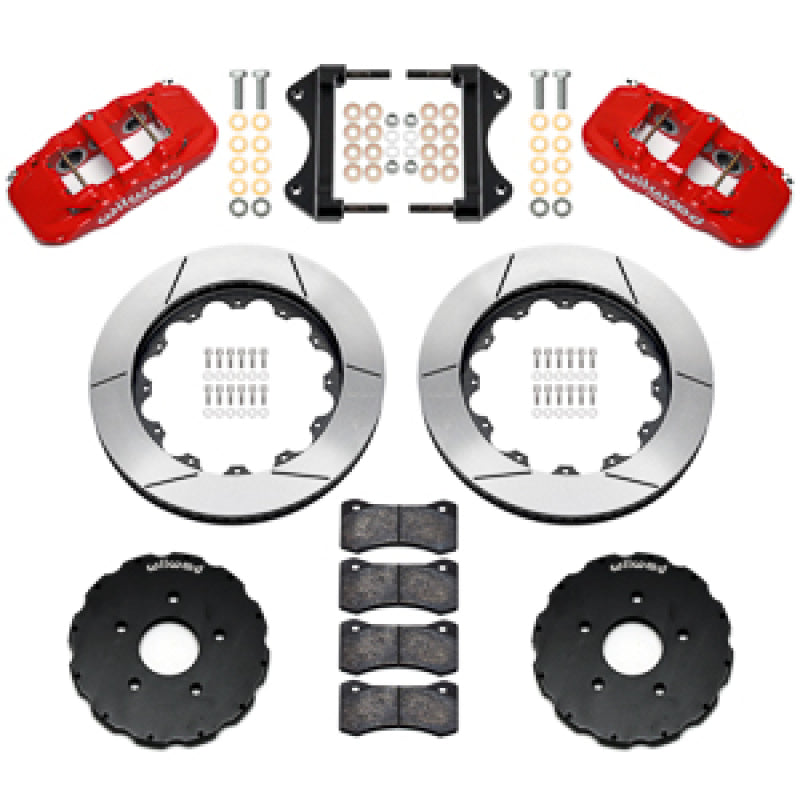 Wilwood AERO6 Front Big Brake Kit 14.00 Inch Rotors Red - 2014-2019 Chevrolet Corvette C7