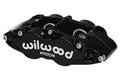 Wilwood Forged Narrow Superlite 4R Radial Mount Caliper 120-14055-BK - 1.38in Pistons, 0.81in Disc, Black