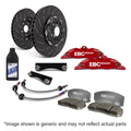 EBC Racing Front Big Brake Kit Red Apollo-4 Calipers 330mm Rotors - 2001-2007 Acura RSX Type S