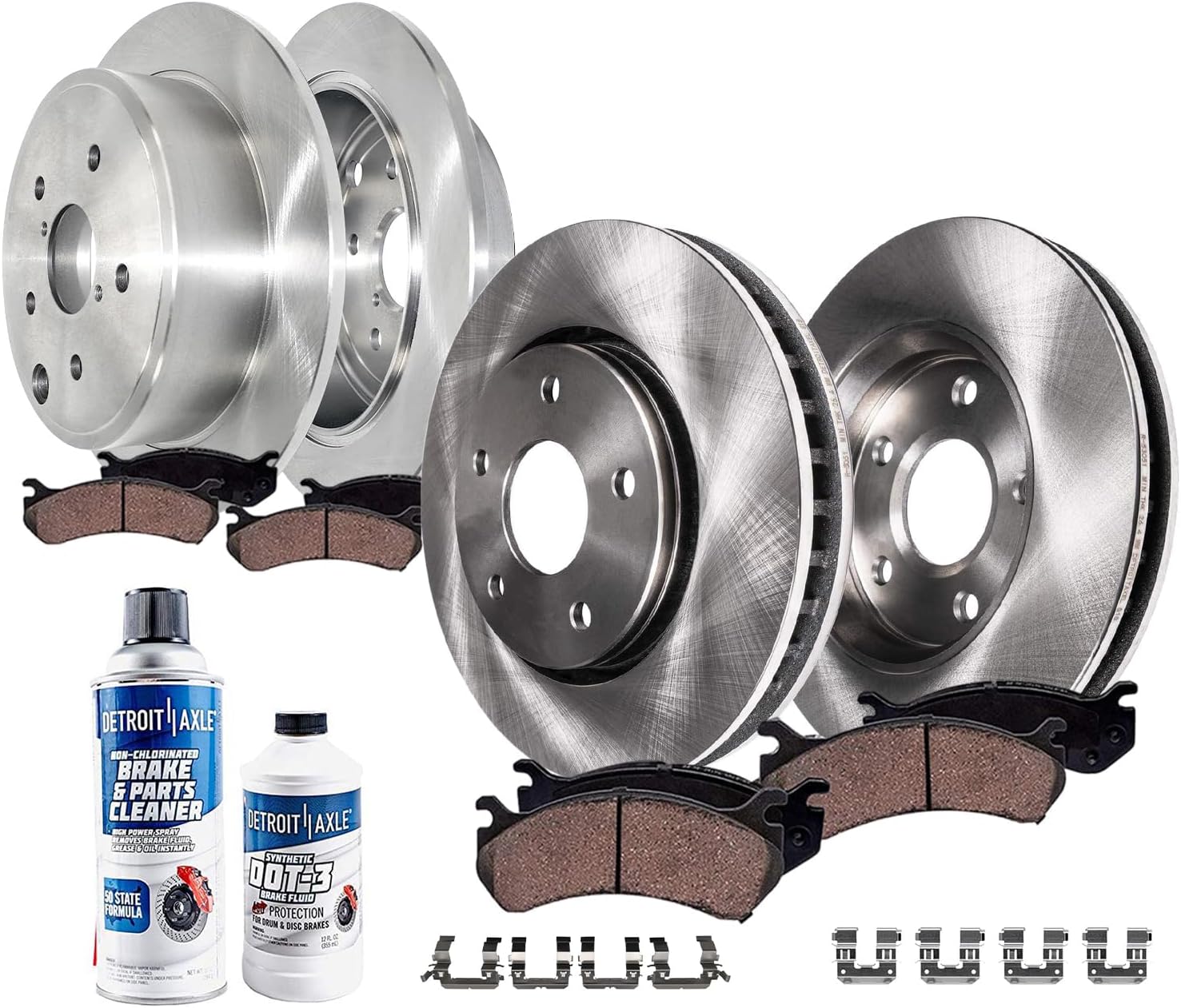 2015-2016 Subaru WRX Front & Rear Brake Kit - Detroit Axle