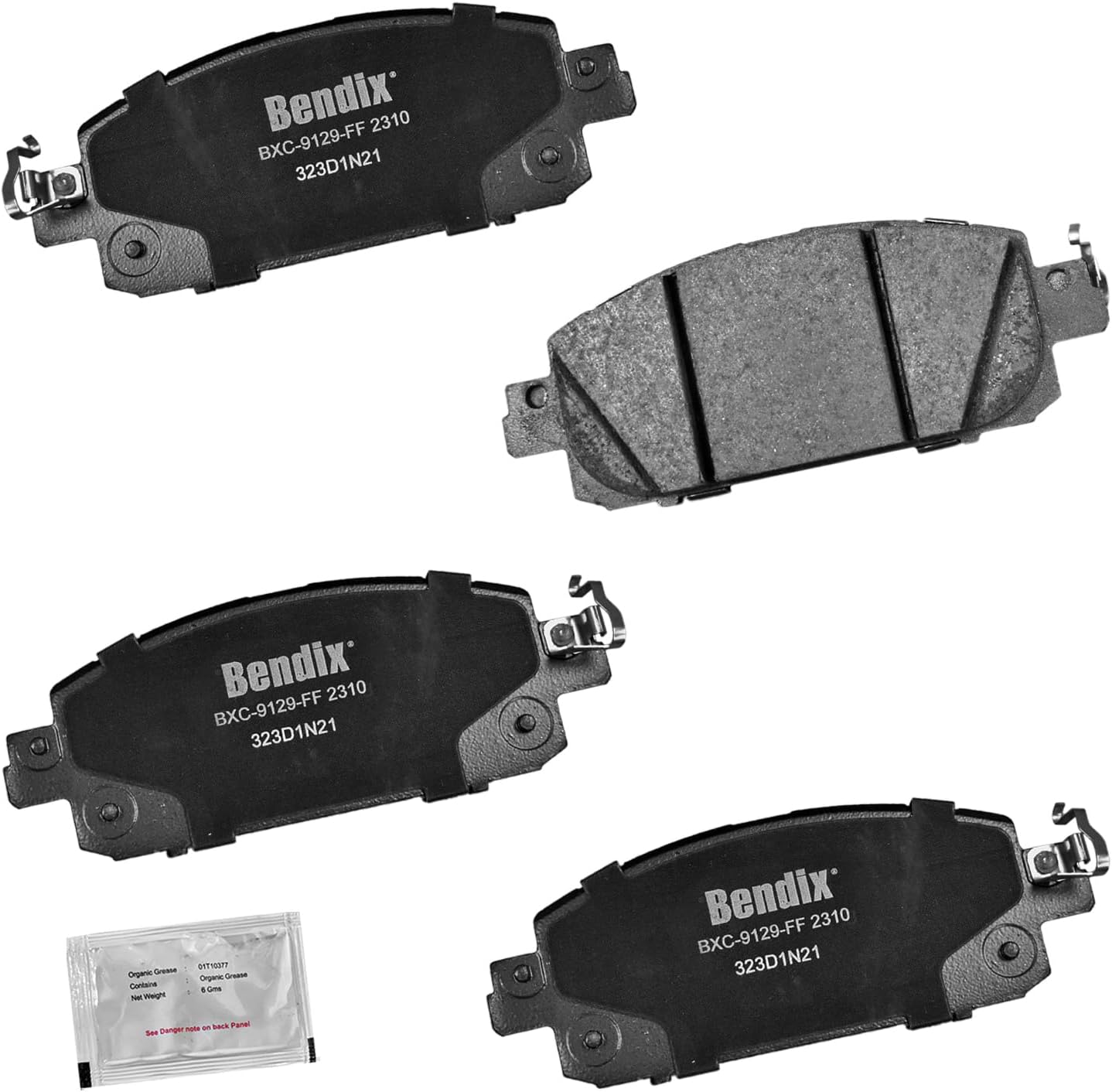 2021-2024 Nissan Kicks Front Ceramic Brake Pads - Bendix