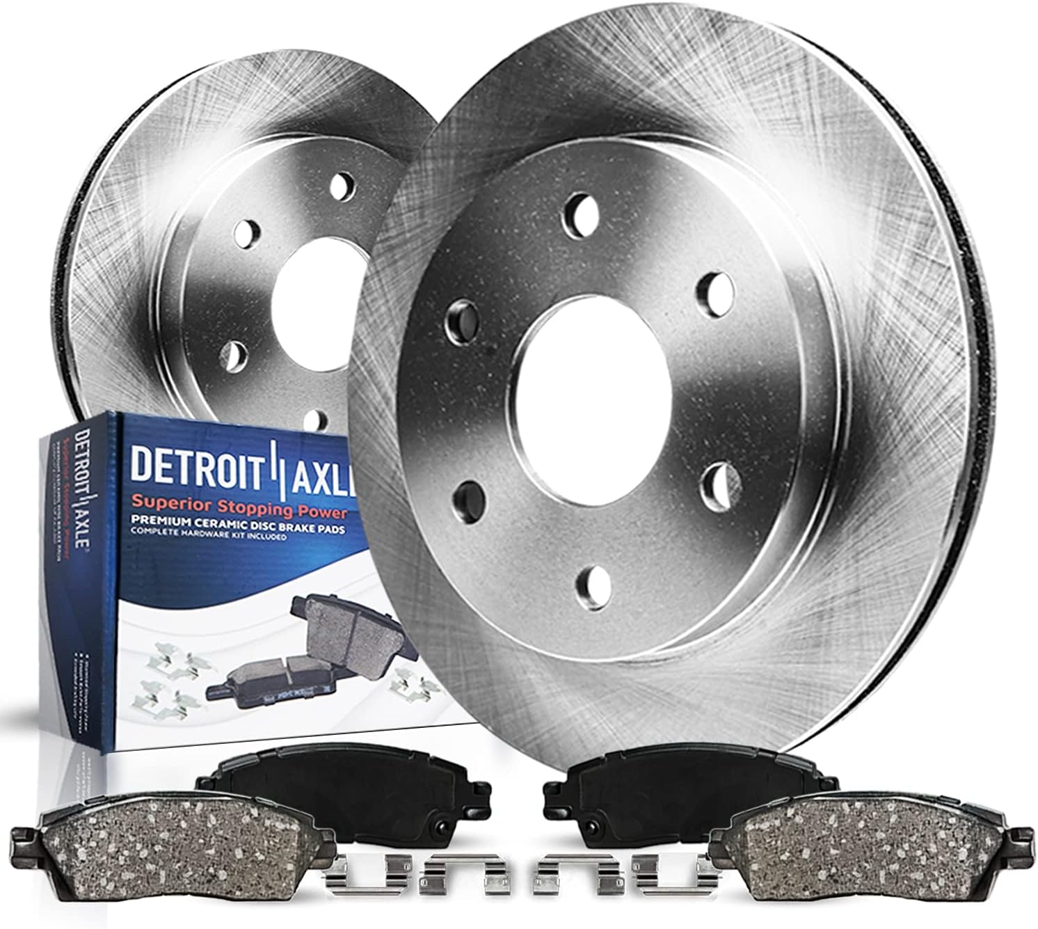 2019-2023 Ford Ranger Front Brake Kit Rotors Ceramic Pads 12.24 inch - Detroit Axle