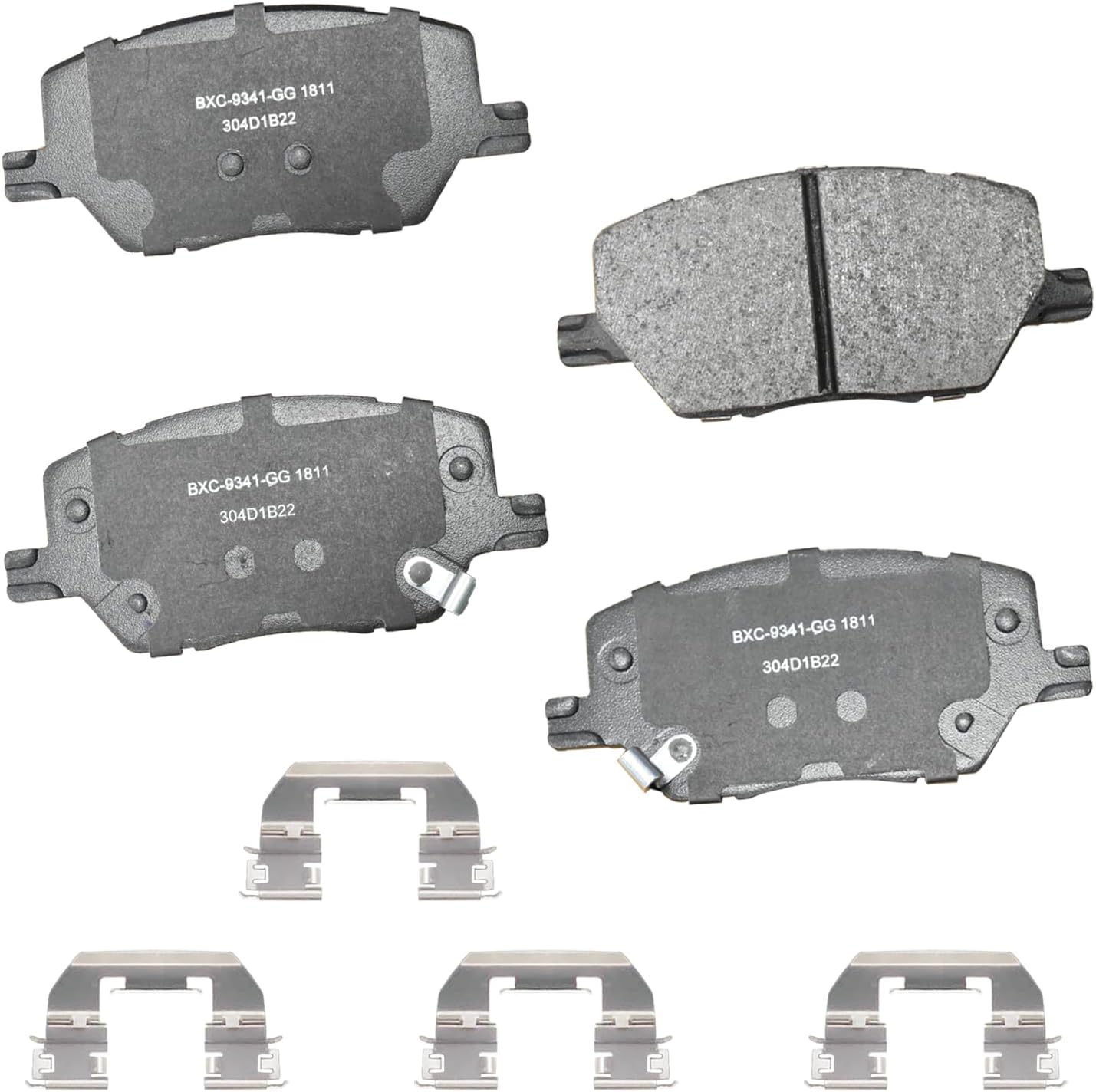 2017-2023 Jeep Compass Renegade Front Ceramic Brake Pads - Bendix