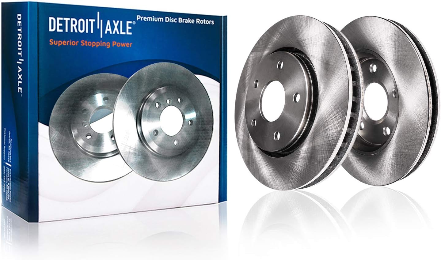 2013-2020 Ford Fusion / Lincoln MKZ Front Brake Rotors (Pair) - Detroit Axle
