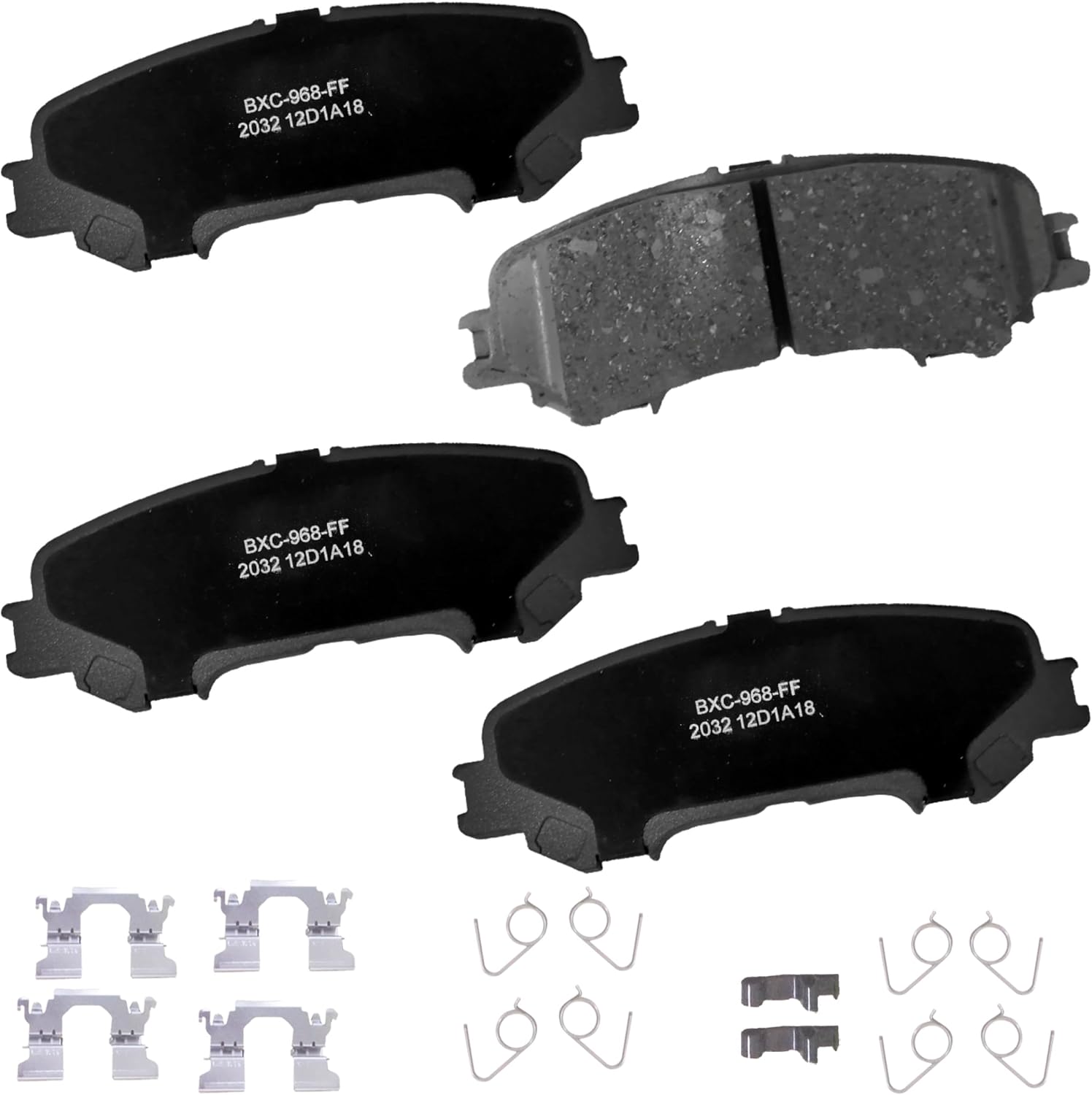 2017-2024 Nissan Titan Rear Ceramic Brake Pads - Bendix