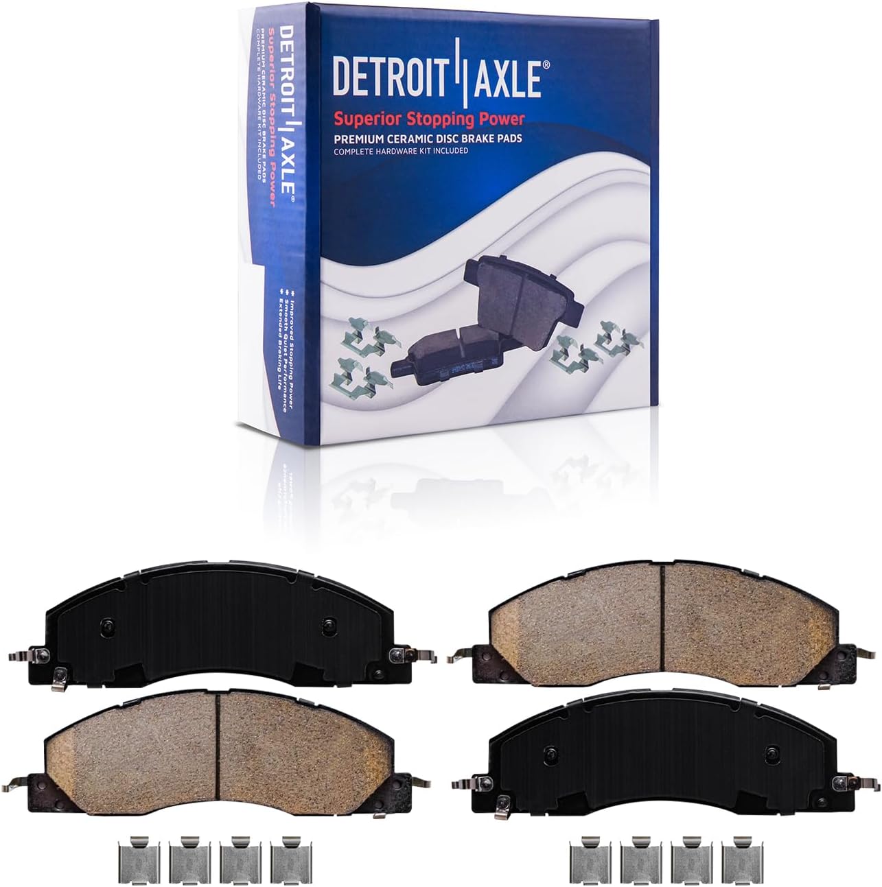 2011-2018 Ram 2500 / 3500 Front Ceramic Brake Pads - Detroit Axle