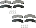 Silverado 2500 3500 HD Sierra 2500 3500 HD Titan XD Front and Rear Ultra Premium Ceramic Brake Pad Set - Akebono ProACT