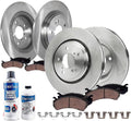 2005-2010 Honda Odyssey Front and Rear (F+R) Brake Rotors and Ceramic Pads Kit - Detroit Axle