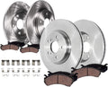 2017-2025 Honda CR-V Front and Rear (F+R) Brake Rotors and Ceramic Pads Kit - Detroit Axle
