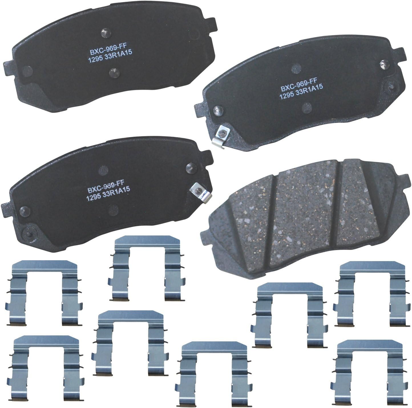 2010-2015 Hyundai Tucson Kia Sportage Front Ceramic Brake Pads - Bendix