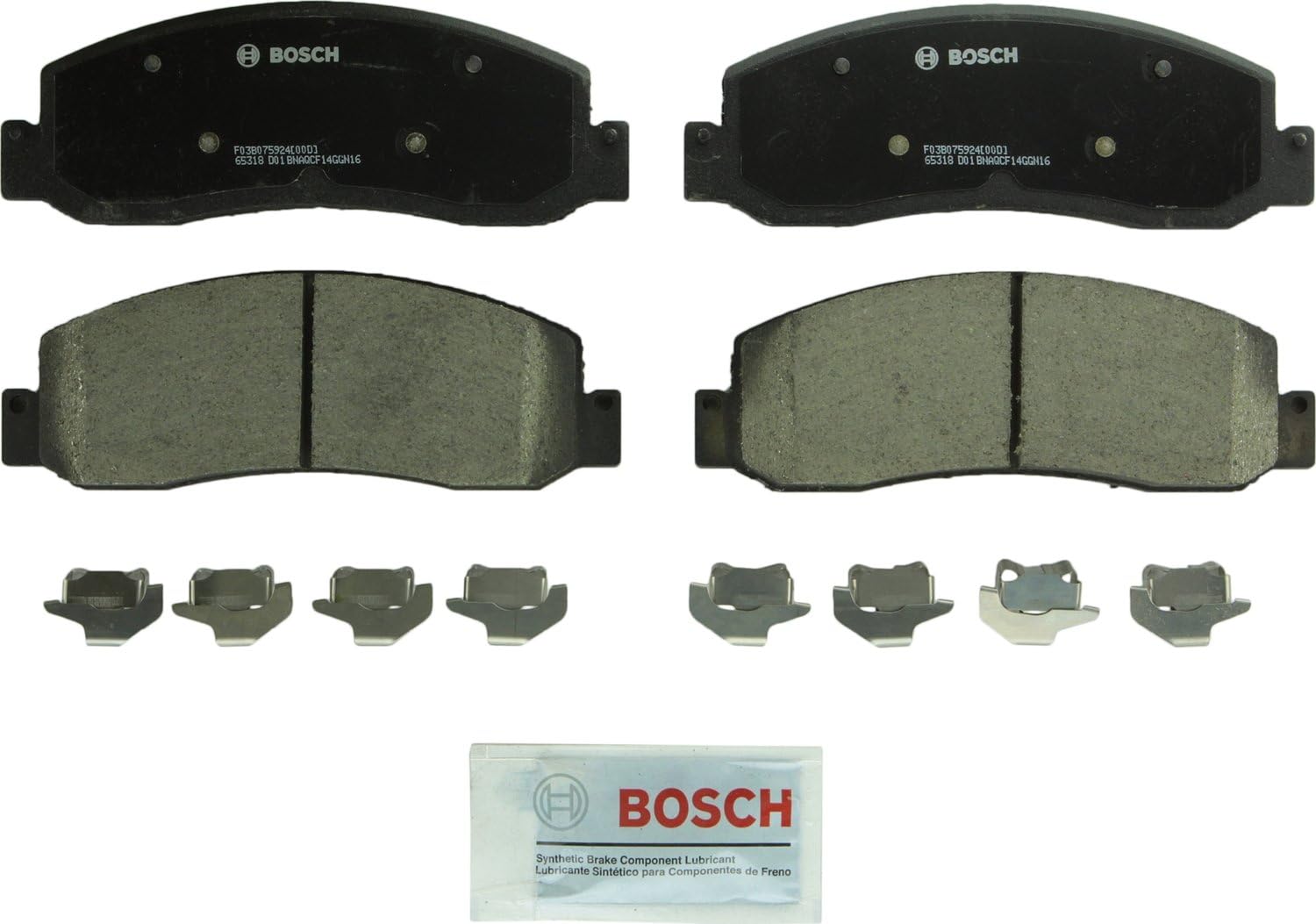 F-150 F-250 F-350 F-450 Super Duty Front QuietCast Premium Ceramic Brake Pads - Bosch BC1069