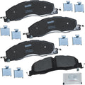 2011-2018 Ram 2500 3500 Front Semi-Metallic Brake Pads - Bendix