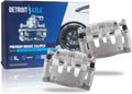 2008-2012 F-250 F-350 Super Duty SRW Rear Brake Caliper Pair with Brackets - Detroit Axle