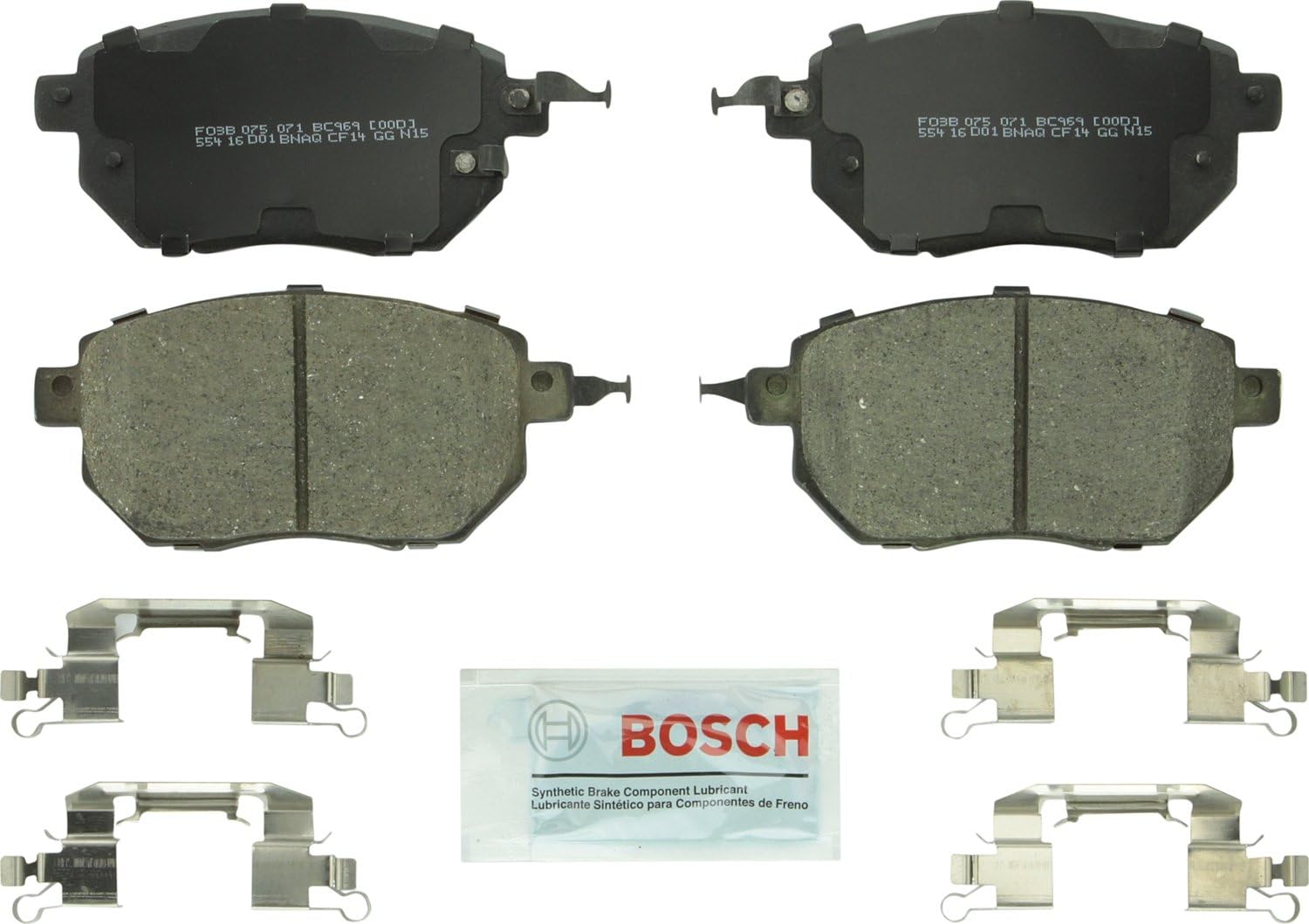2009-2014 Nissan Murano Maxima Front Ceramic Brake Pads - Bosch