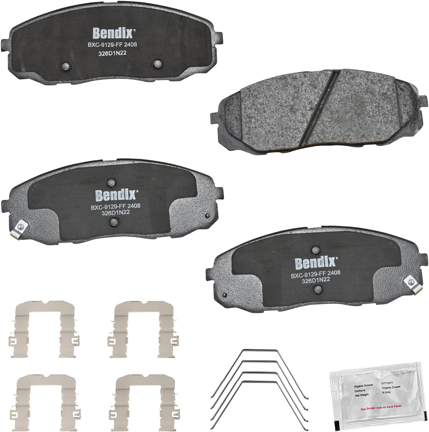2015-2021 Kia Sedona Front Ceramic Brake Pads - Bendix