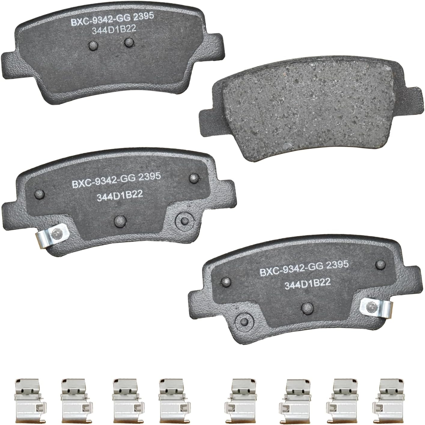 2021-2024 Hyundai Elantra Rear Ceramic Brake Pads - Bendix