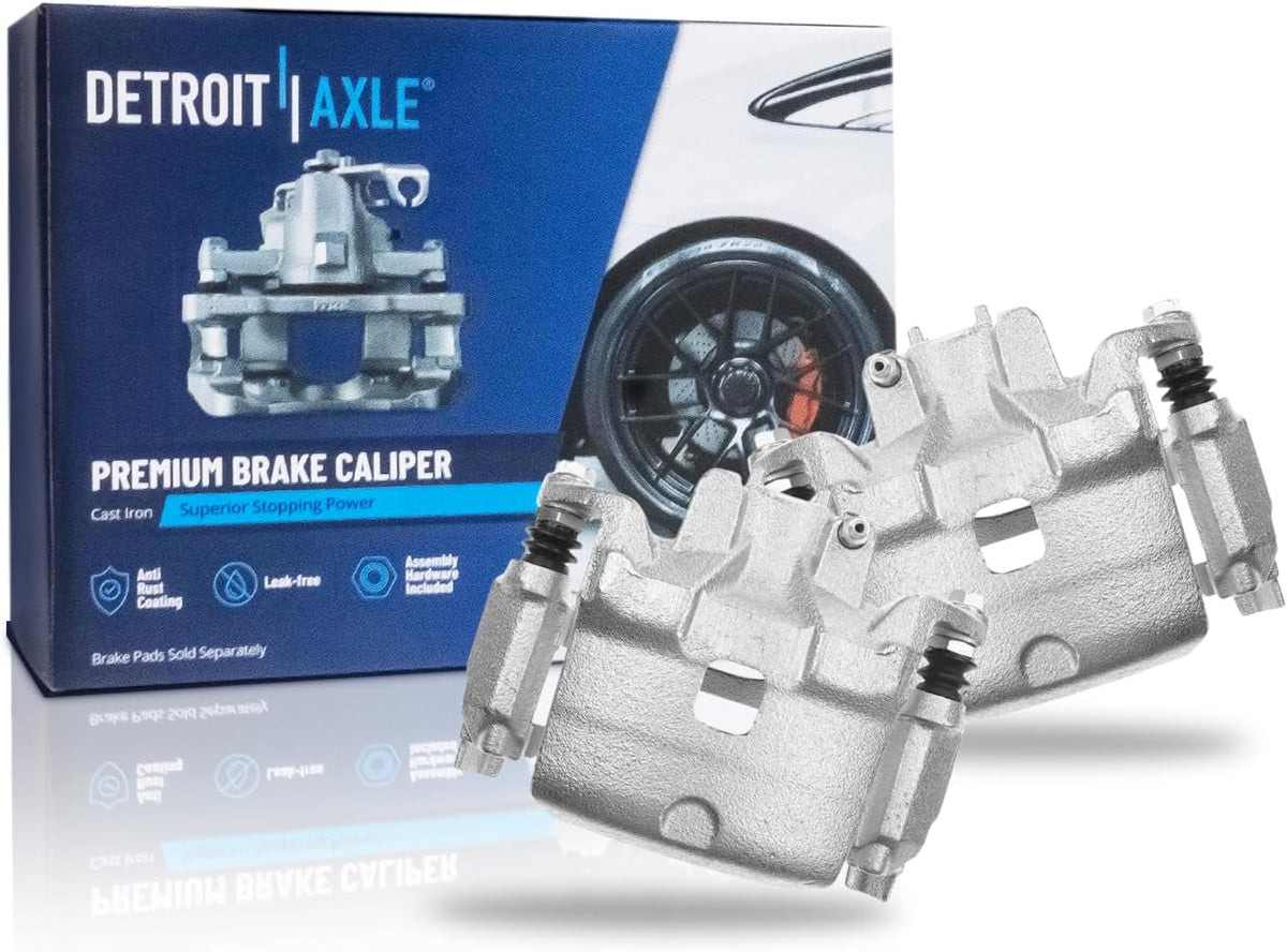 2013-2021 Nissan Altima Front Brake Caliper Pair with Brackets - Detroit Axle