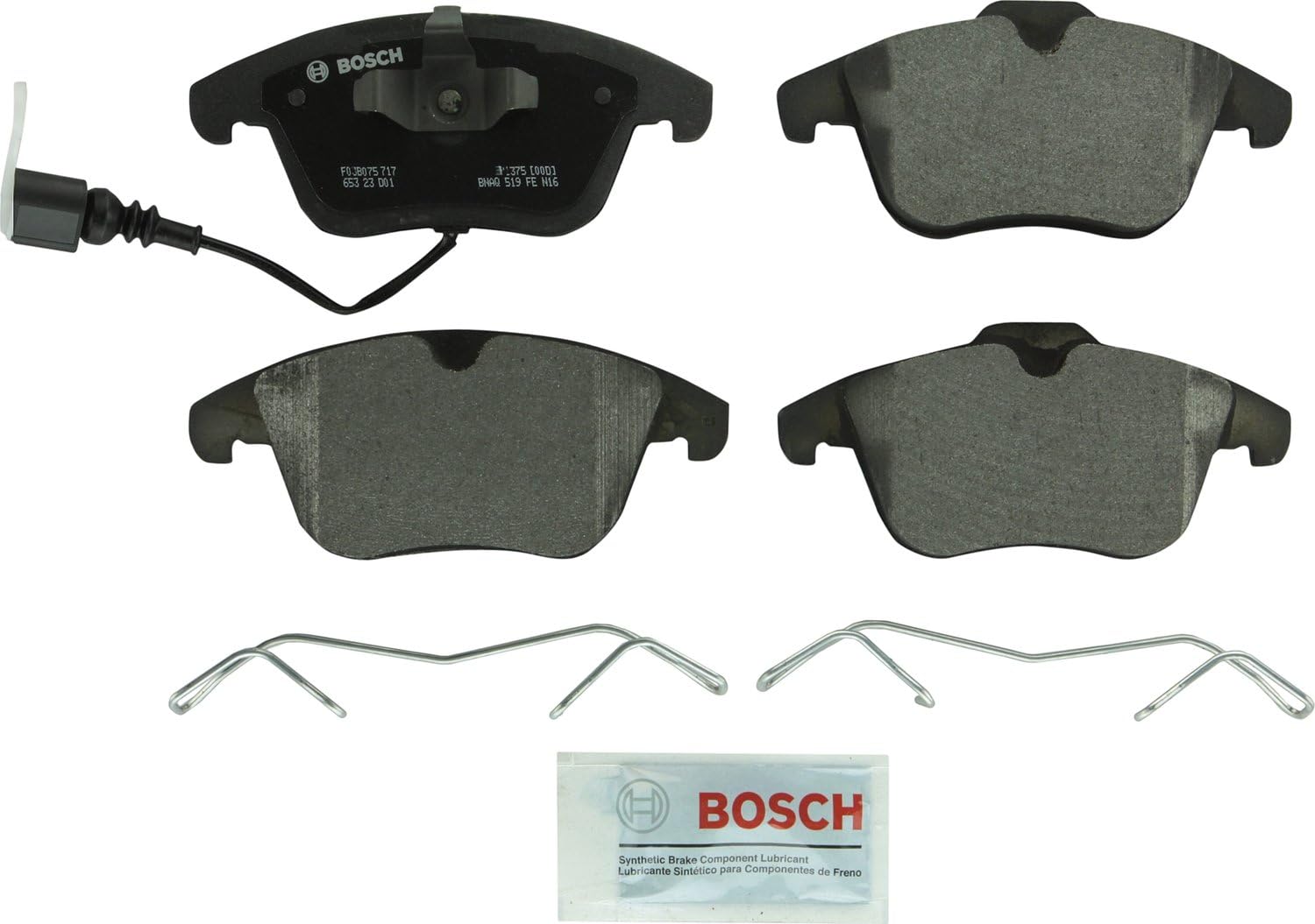 2009-2017 Volkswagen Tiguan Front Semi-Metallic Brake Pads - Bosch