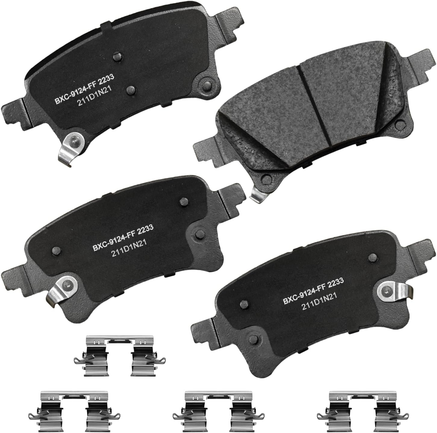 2020-2024 Jeep Gladiator Rear Ceramic Brake Pads - Bendix