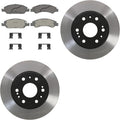 2014-2018 Silverado 1500 Front Brake Pads and Rotors Kit - Wagner OEX