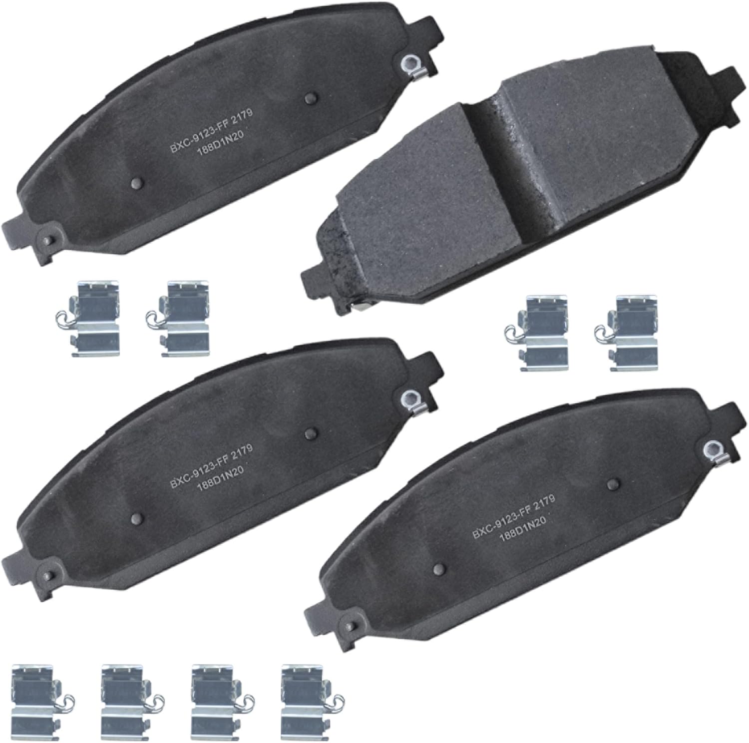 2022-2024 Jeep Grand Wagoneer Front Ceramic Brake Pads - Bendix