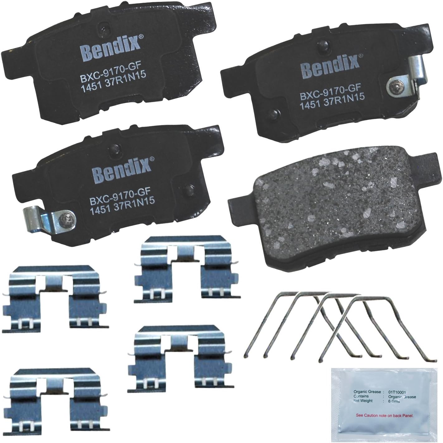2008-2017 Honda Accord / Acura TSX Rear Ceramic Brake Pads - Bendix