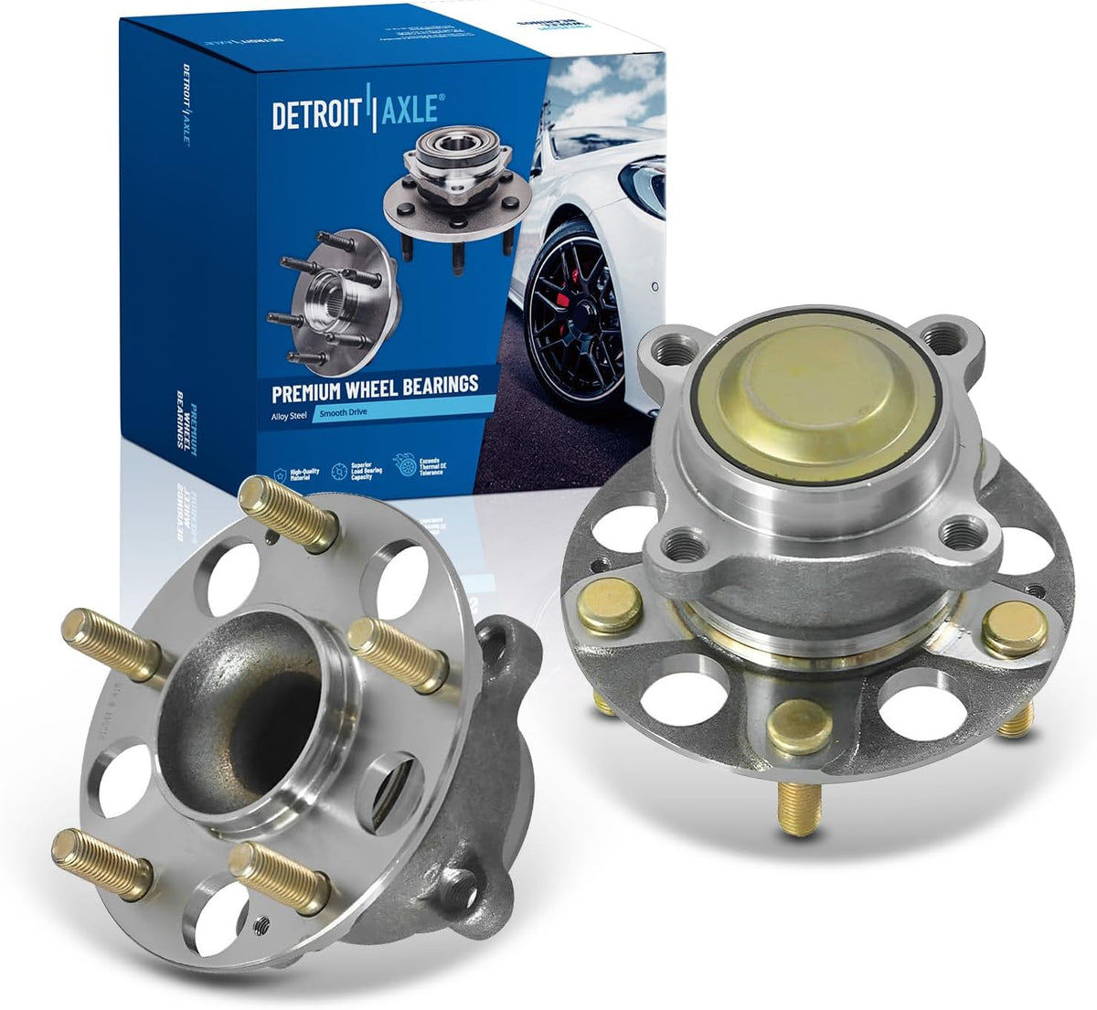 2015-2020 Acura TLX Rear Wheel Hub and Bearing Pair - Detroit Axle
