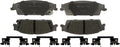 Silverado Sierra Tahoe Yukon Suburban Escalade Rear OEM Ceramic Brake Pad Set - ACDelco Silver 14D1707CHF1 GM 19386946