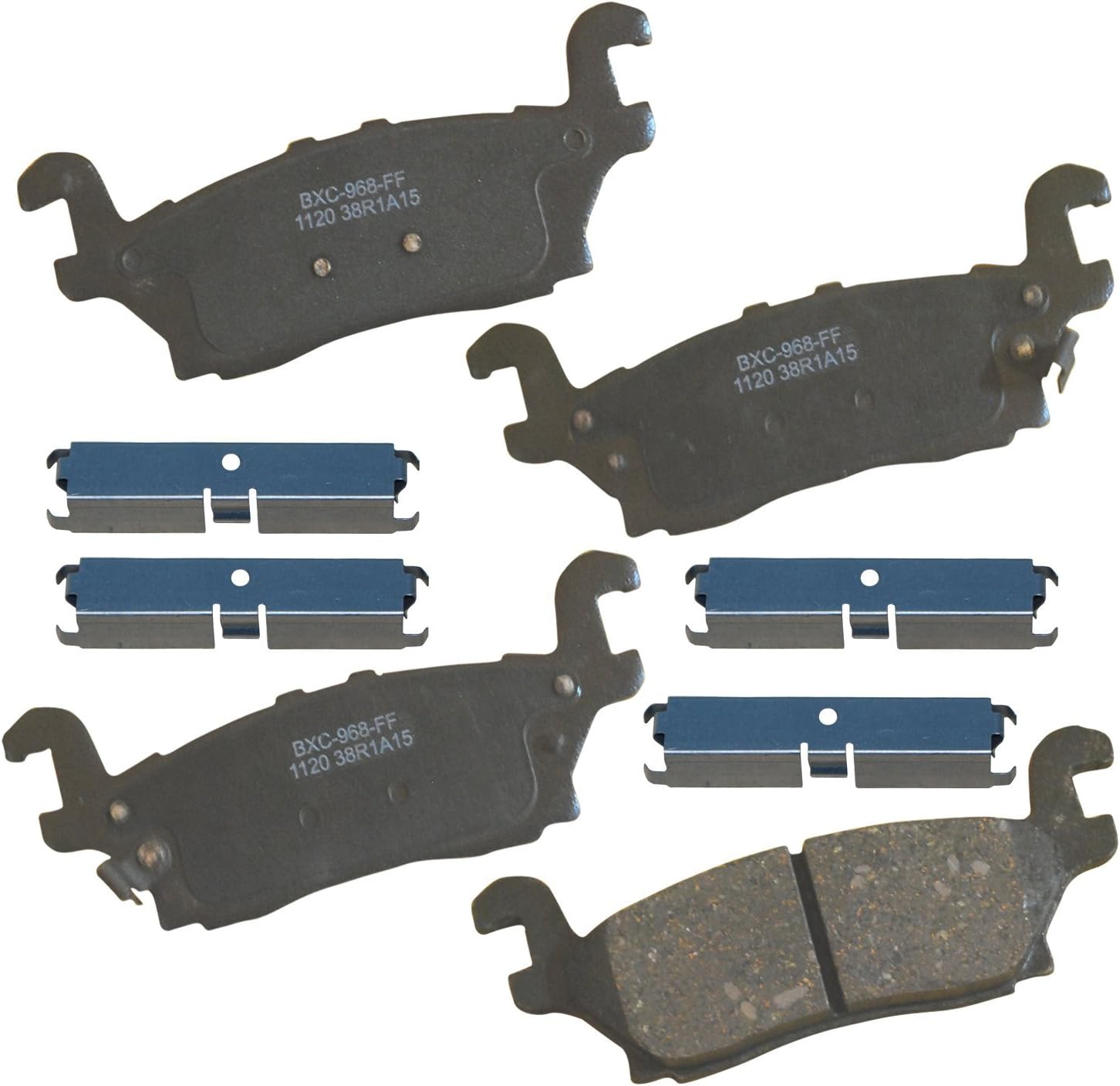2006-2010 Hummer H3 Rear Ceramic Brake Pads - Bendix