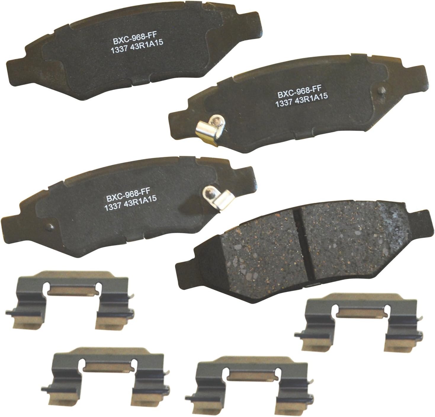2008-2014 Cadillac CTS Rear Ceramic Brake Pads - Bendix