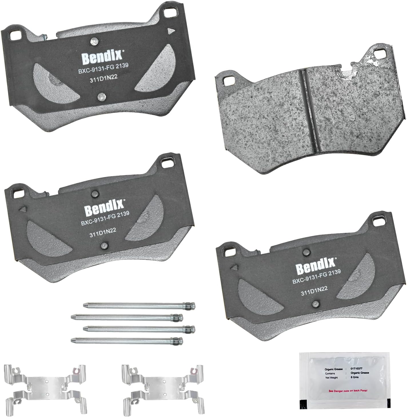 2018-2023 Audi Q5 Front Ceramic Brake Pads - Bendix