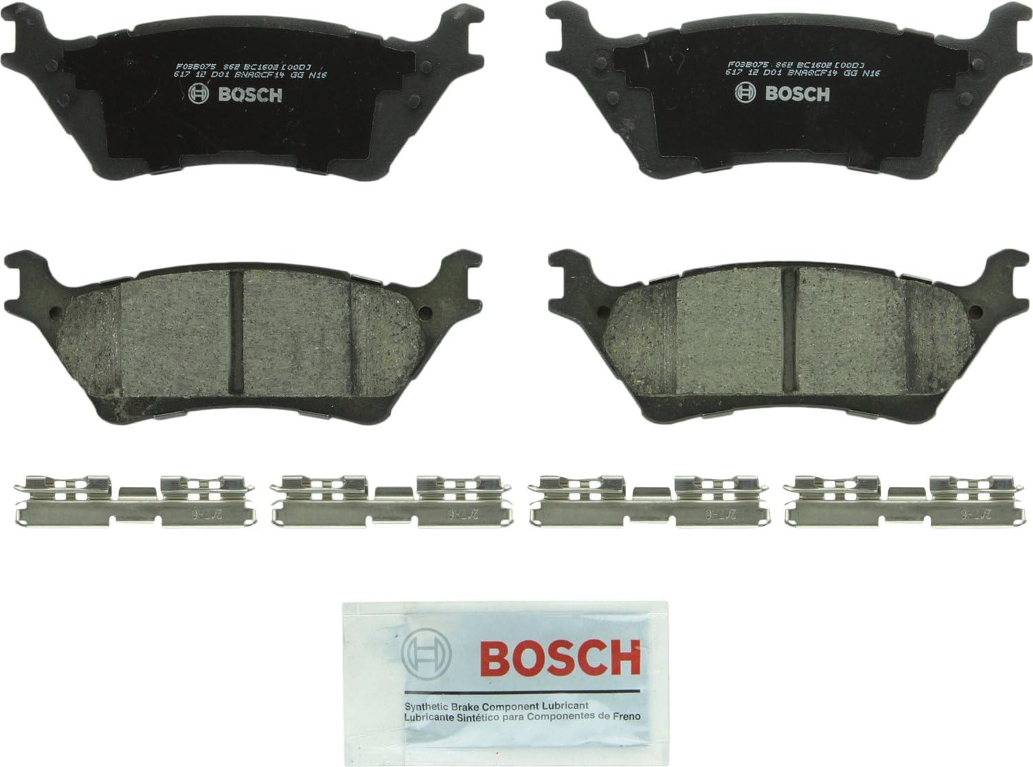 2009-2014 F-150 Rear Ceramic Brake Pads - Bosch QuietCast