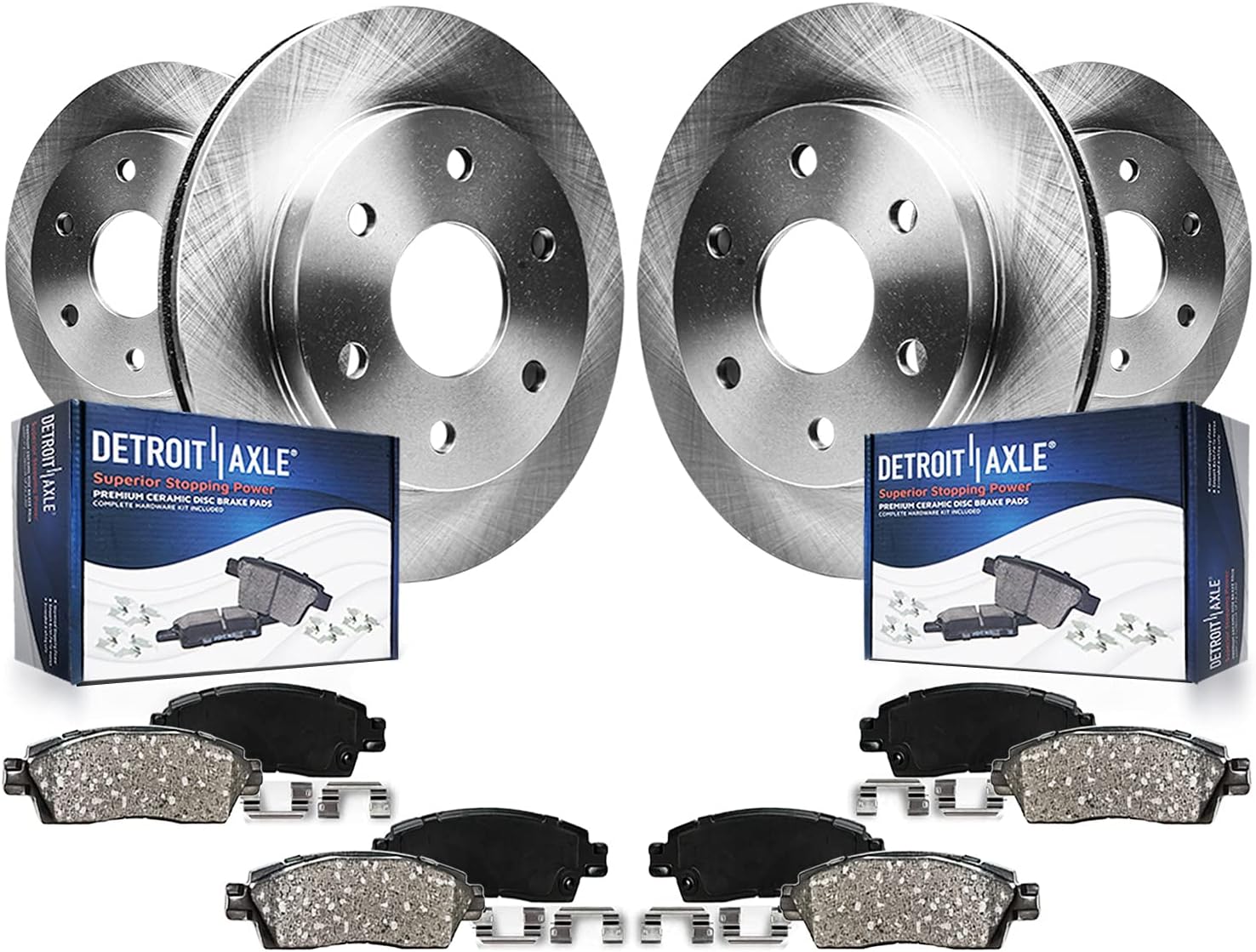 2015-2020 Chevrolet Colorado Front & Rear Brake Kit - Detroit Axle