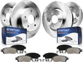 2003-2007 Jeep Liberty Front & Rear Brake Kit - Detroit Axle