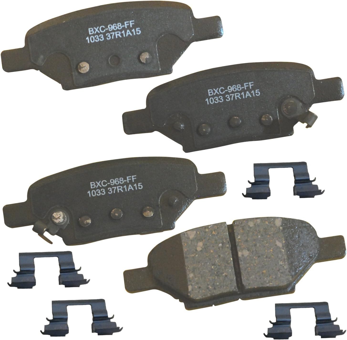2004-2012 Chevrolet Malibu Rear Ceramic Brake Pads - Bendix